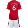 Maglia ufficiale Manchester United Martinez 6 Casa 2023-24 per Bambino